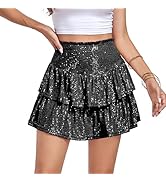 Amazon.com: Komorebi Women's Sequin Skirt - Sparkly, Glitter